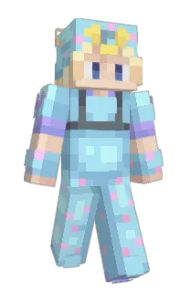 Front of Squakky's skin
