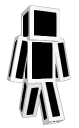 white Minecraft skin — Classic model