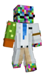 geyser and vida loca Minecraft skin — Classic model — first worn by DrQuark