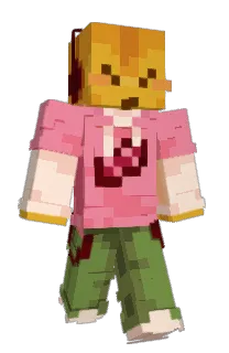 Front of Pecsqueezer's skin