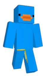 azure radiance and black Minecraft skin — Classic model