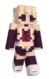 wine berry and dairy cream Minecraft skin — Slim model — first worn by Maxrowave