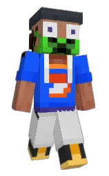 mercury and blue ribbon Minecraft skin — Classic model — first worn by sureelmk_