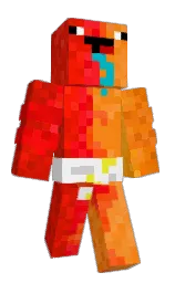 concrete and milano red Minecraft skin — Classic model