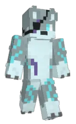Demopan's Minecraft skin wearing the Moonlight Trail cape