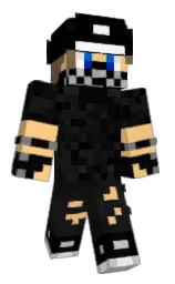 GameSkeletNL's Minecraft skin wearing the 15th Anniversary cape