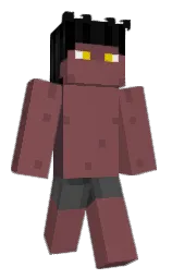 roman coffee and cod gray Minecraft skin — Classic model — first worn by Senshisushi