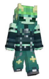 Aargore's Minecraft skin wearing the Pan cape