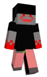 black and geraldine Minecraft skin — Classic model