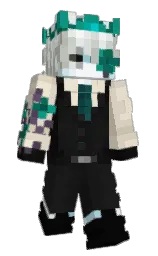 cod gray and soft amber Minecraft skin — Slim model — first worn by Hap3h
