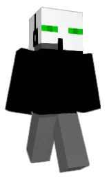 macaroni and cheese and black Minecraft skin — Classic model — first worn by Sameliti