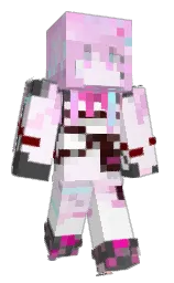 amour and pink lace Minecraft skin — Slim model — first worn by linli7723