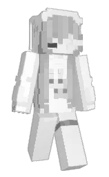 white and alabaster Minecraft skin — Slim model — first worn by NikkiMreow