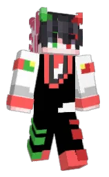 black and tutu Minecraft skin — Slim model — first worn by ElAngel18
