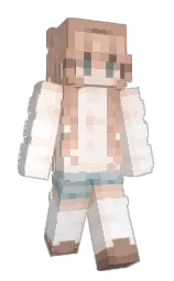 linen and rose fog Minecraft skin — Slim model — first worn by tenlovey
