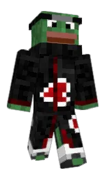 AnimeClubPrez's Minecraft skin wearing the Migrator cape