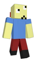 Yabaloogy's Minecraft skin wearing the Pan cape