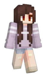 lily and congo brown Minecraft skin — Classic model — first worn by Craftezern