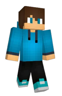 Front of Enderski's skin