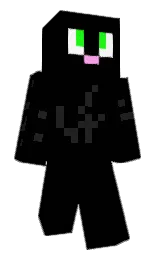 black and mine shaft Minecraft skin — Classic model