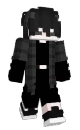 Wisly's Minecraft skin wearing the Twisted cape