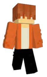 black and hot cinnamon Minecraft skin — Classic model — first worn by TheGrateApricot