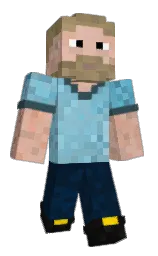 black pearl and oxford blue Minecraft skin — Classic model