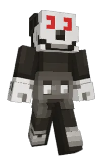 Front of CreepyPasta's skin