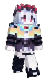 ebony and scandal Minecraft skin — Slim model