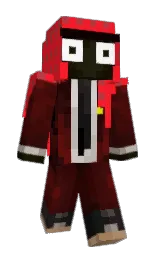 torch red and mojo Minecraft skin — Slim model — first worn by RexRoars