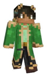 black and zeus Minecraft skin — Classic model — first worn by MaiaMithrandir