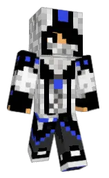 Blueshadow117's Minecraft skin wearing the 15th Anniversary cape