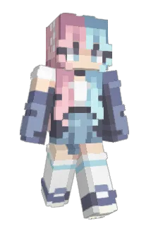 520JJR Minecraft avatar full body