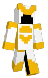 selective yellow and white Minecraft skin — Classic model