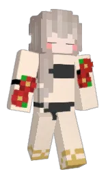 iqann's Minecraft skin wearing the Menace cape
