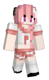 peach cream and my pink Minecraft skin — Classic model — first worn by PRO_BF_777_TESTO