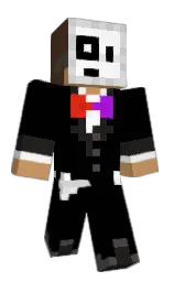 black and saddle Minecraft skin — Classic model