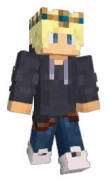 HeyRoyall's Minecraft skin wearing the Hero cape