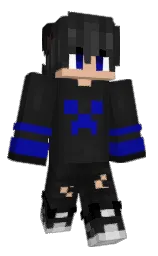 ItsTatePlaysMC's Minecraft skin wearing the Migrator cape