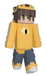 Lemiav's Minecraft skin wearing the Aurora cape