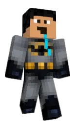 black and ebony Minecraft skin — Classic model — first worn by TheStableGamer