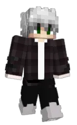 Diminn's Minecraft skin wearing the 15th Anniversary cape