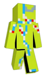 las palmas and dodger blue Minecraft skin — Classic model