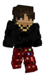 black and cod gray Minecraft skin — Classic model