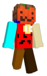 red and cyan / aqua Minecraft skin — Classic model