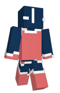 Front of PilotBlueBlack's skin