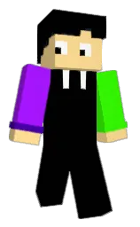 black and salomie Minecraft skin — Classic model — first worn by BeastPower_