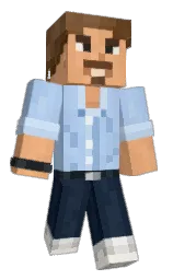 harvest gold and old copper Minecraft skin — Classic model