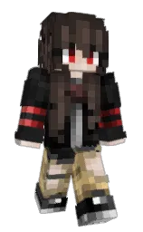 taupe and cocoa brown Minecraft skin — Slim model