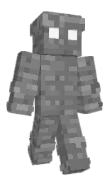 boulder and gray Minecraft skin — Classic model